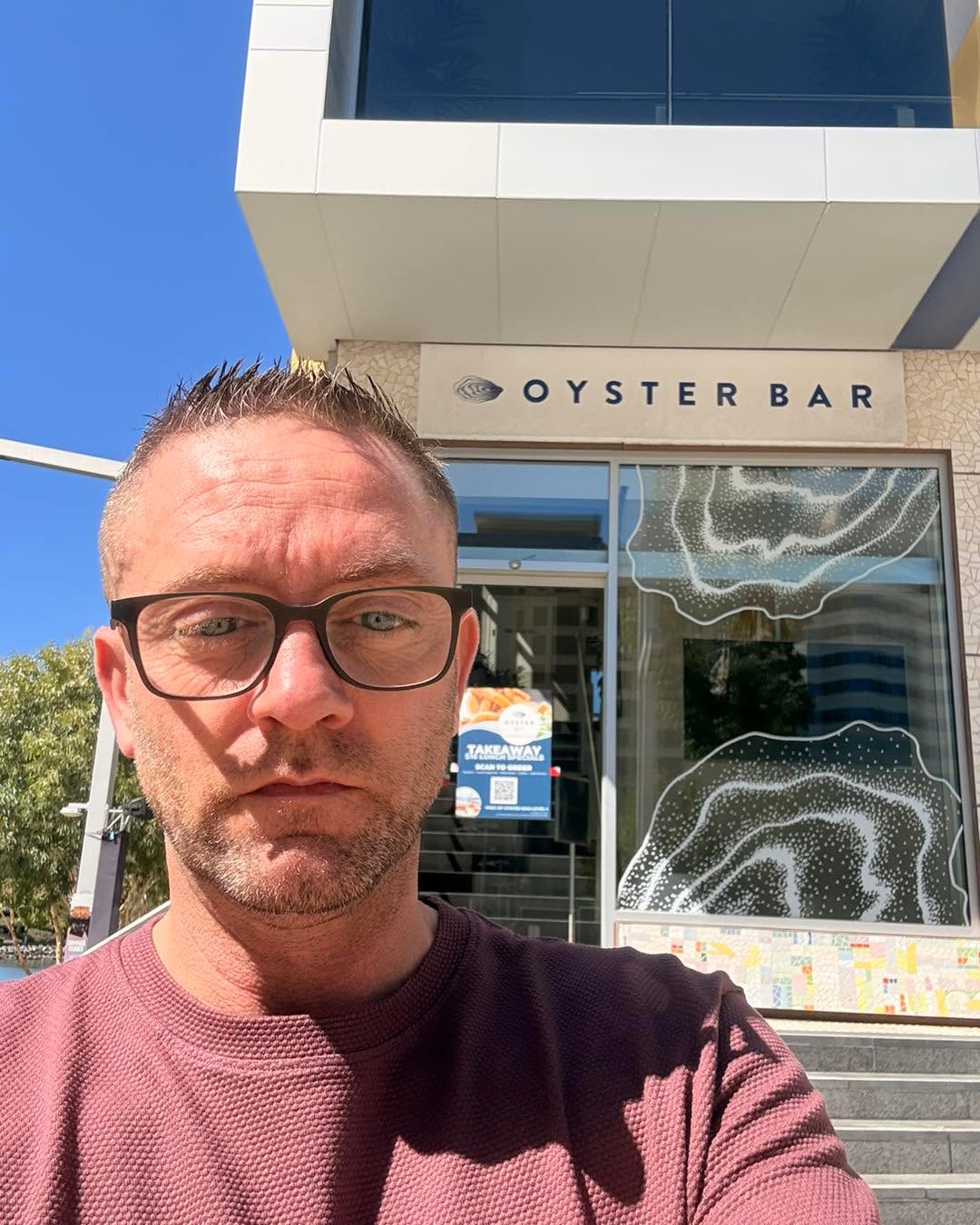 I was just thinking about the time me and my MKR sidekick did a live cooking demo at the Oyster Bar down at Elizabeth Quay with Channel 7. Can’t even remember the news anchor’s name — older woman from Seven — but we cooked our My Kitchen Rules dish to promote the Mandurah Crab Festival, where we also did cooking demos.

We even handed out my sauces to all the VIPs who were invited, which is still a proud moment for me.

There may have been a moment where my sidekick nearly set the place on fire — joking… kind of. The gas canister popped out of the little stove and flamed up, but we handled it and put that bugger out. All good.

It feels like a lifetime ago now, but it blows my mind when I think about the things I’ve done in my time on this planet — and more importantly, the things I still believe I can do.

Back yourself. Believe in yourself. You can do whatever you want.

Channel 7 #mkr