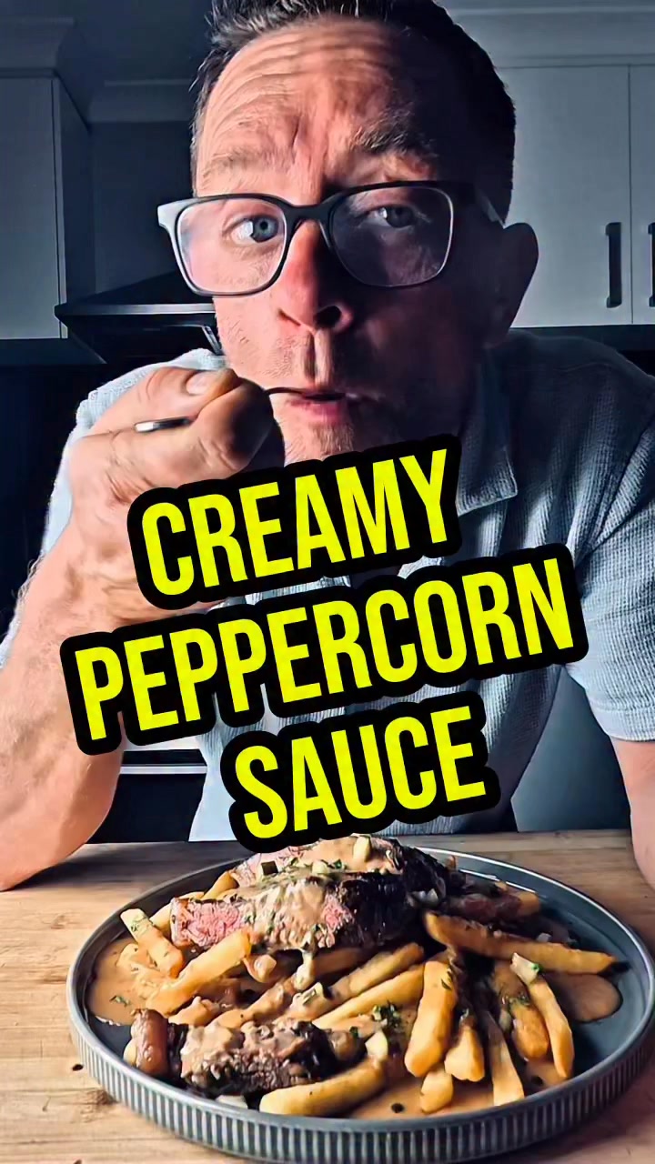 Here is my creamy and bloody yum peppercorn sauce 🤤.

Ingredients

* 1 small shallot (or ¼ caramelised onions)
* 1 tbsp oil or butter
* 2–3 tsp whole black peppercorns
* 60g brandy or cognac (optional but elite)
* 200g beef stock (gluten-free)
* 150g thickened cream or dairy-free
* 1 tsp Dijon mustard
* Salt to taste

⸻

Method (using the Thermomix TM7 or a pan)

1. Chop base

* Shallot → 3 sec / speed 5
* Scrape down

2. Sauté

* Add oil/butter
* 3 min / 120°C / speed 1 (MC off)

3. Crack & release pepper flavour

* Add peppercorns
* 5 sec / speed 6 (you want them cracked, not dust)
* Then 1 min / 120°C / speed 1

4. Deglaze

* Add brandy
* 2 min / Varoma / speed 1 (MC off)
 (burns off alcohol, keeps flavour)

5. Build sauce

* Add beef stock
* 5 min / Varoma / speed 1

6. Finish creamy

* Add cream + mustard
* 5–7 min / 100°C / speed 1 (until thickened)

7. Season & check

* Taste, adjust salt/pepper
* If needed: 2–3 min more / 100°C to thicken further

Serve with steak, you will thank me!

#creamypeppercornsauce #peppercornsauce #TM7 @followers