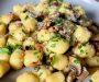 Gnocchi with Mushroom and Pancetta Sauce