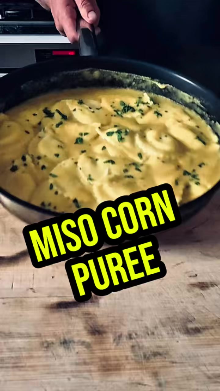 You asked, I delivered — again. The famous miso corn purée. Somehow this little beauty is rated number one on Google… the most-searched recipe out of all the bloody things I’ve made. And honestly, it’s just a simple purée! But mate, it’s yum. Goes perfectly with duck, goes perfectly with chicken, goes perfectly with scallops… it’s just one of those sauces that never lets you down.

Ingredients:
3 corn on the cob, kernels removed
1 shallot, finely diced
2 splashes olive oil
100 ml vegetable stock (gluten-free if needed)
100 ml cream (dairy-free if needed)
1 tablespoon miso paste
White pepper, to taste
Salt, to taste (optional)

Directions:
Peel the corn and remove the kernels.
Finely dice the shallot.

Heat a skillet over low to medium heat and add a couple of splashes of olive oil.

Add the diced shallot and cook until translucent.

Add the corn kernels and cook for another 1-2 minutes.

Pour in 100 ml of vegetable stock and cook until reduced by half and the corn turns a bright yellow.

Pour in 100 ml of cream and stir.
Add the miso paste and season with white pepper.

Cook for 5 minutes on a medium heat.

Transfer the mixture to a blender and blend until smooth.

Using a sieve and a bowl, sieve out the corn mixture until you get a silky puree in the bowl. Discard the remaining solids.

Taste the puree and season with salt and more white pepper if required.
Reheat the puree if necessary or use it cold.

Serving Suggestions:
This miso corn puree is great for scallops, salmon, chicken, or as a base for soups. Enjoy!

#misocornpuree #cornpuree #misorecipes #cornrecipes
@highlight